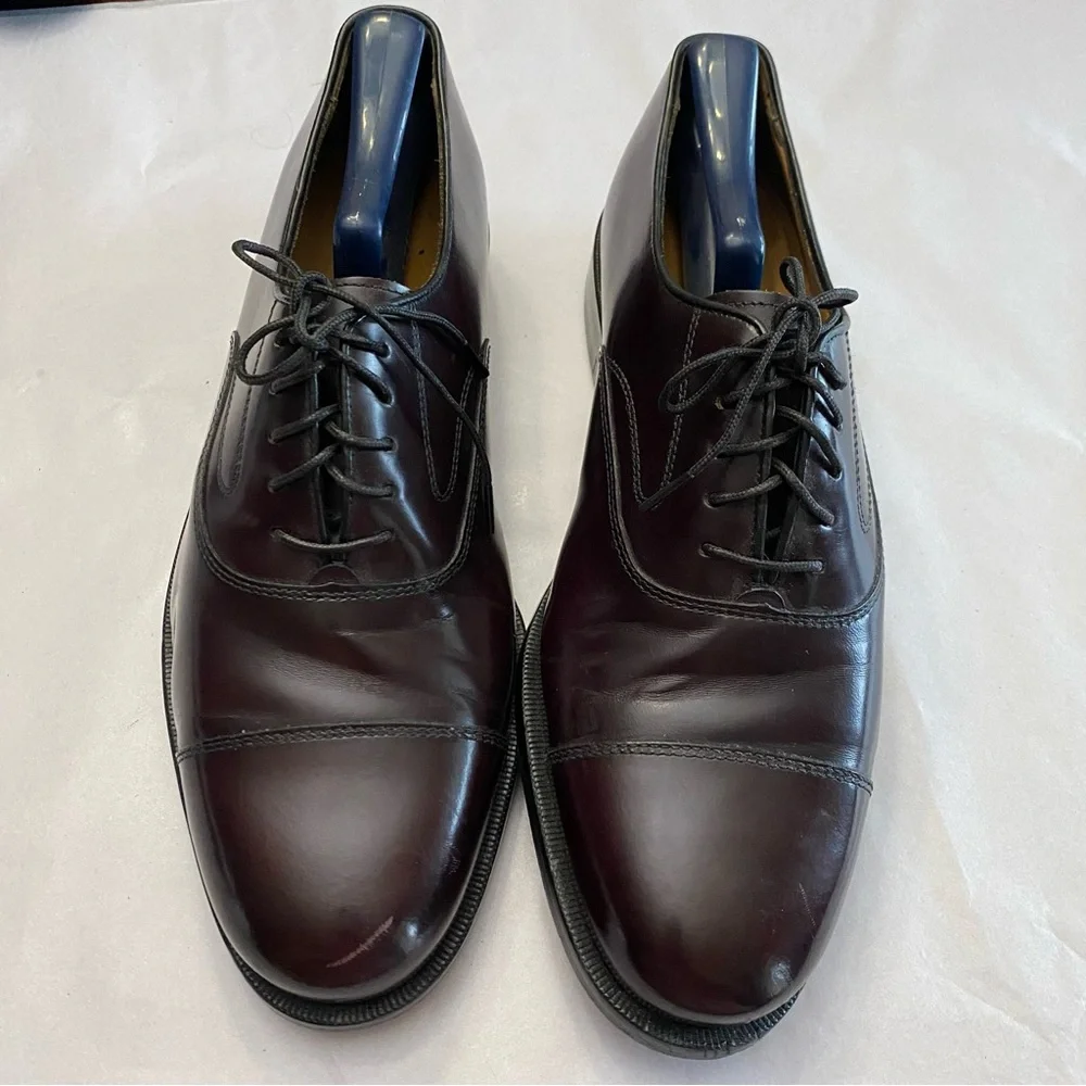 Cole Haan Men’s Rich Chocolate Classic Modern Cap Oxford Lace Up‎ Dress Shoe 9.5
